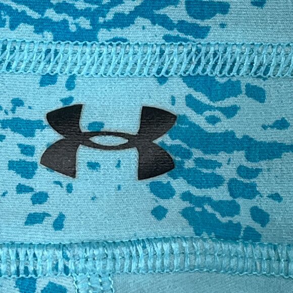 Under Armour AllSeasonGear Cropped Leggings Blue Small - Picture 5 of 10
